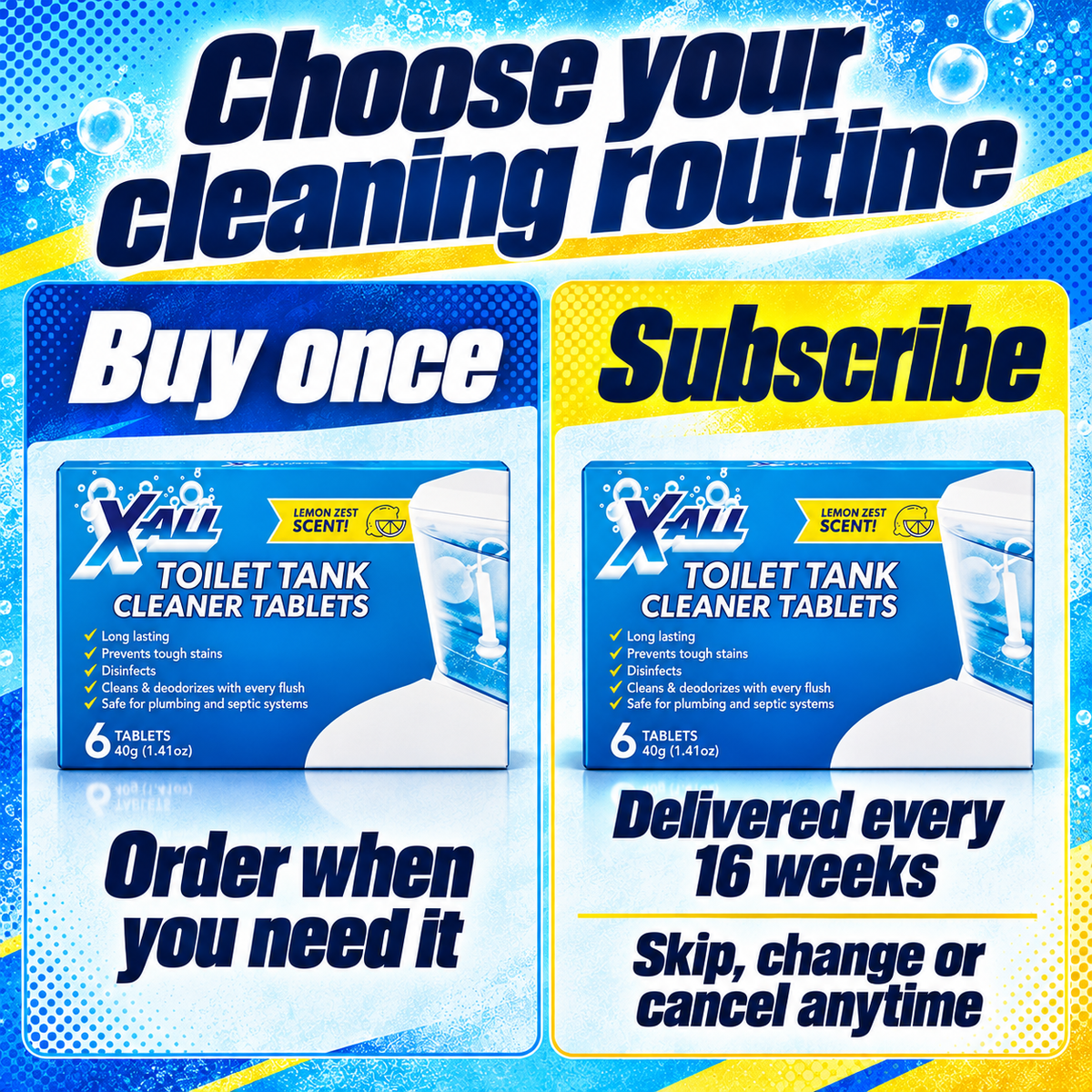 Toilet Tank Cleaner Tablets