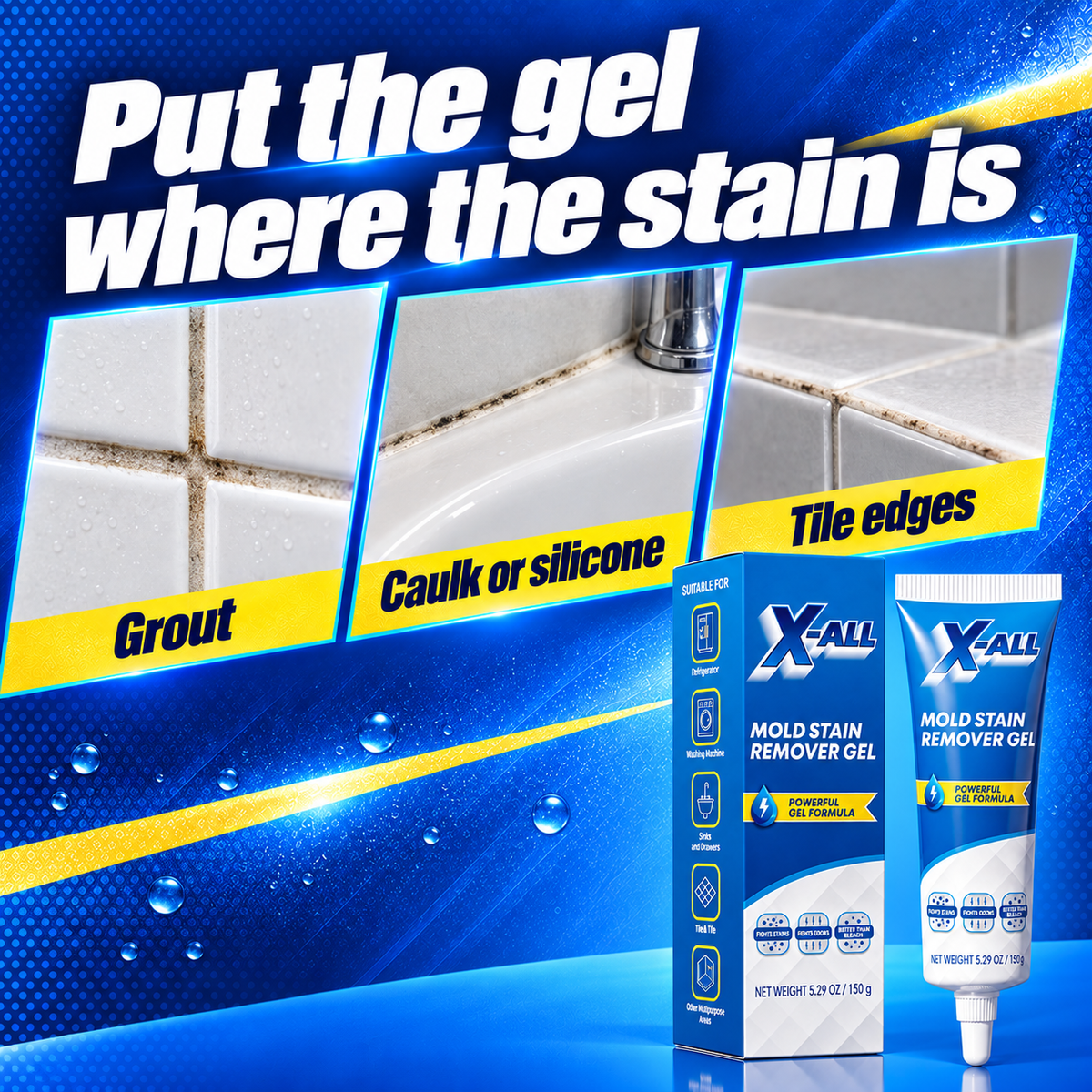 Mold Stain Remover Gel