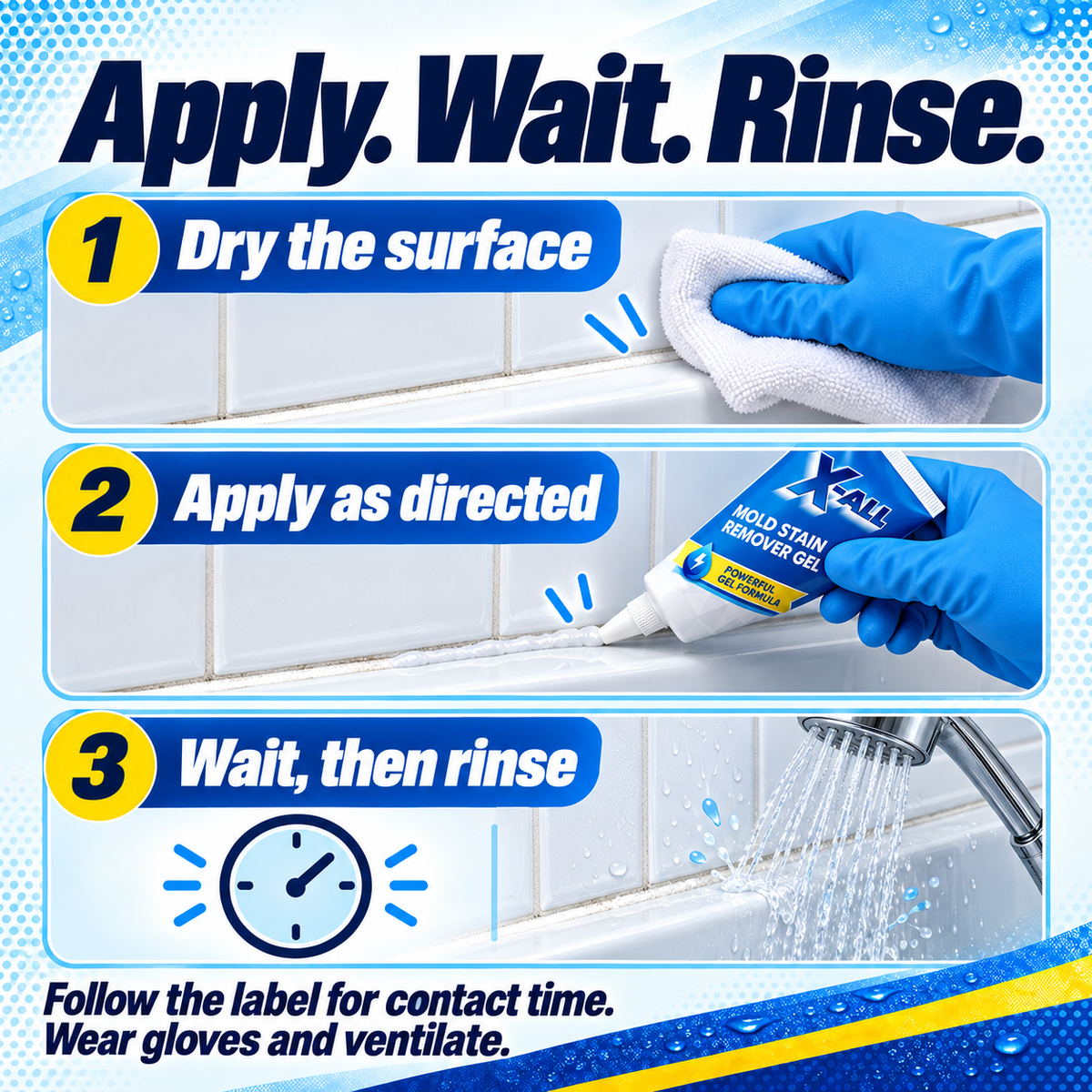 Mold Stain Remover Gel