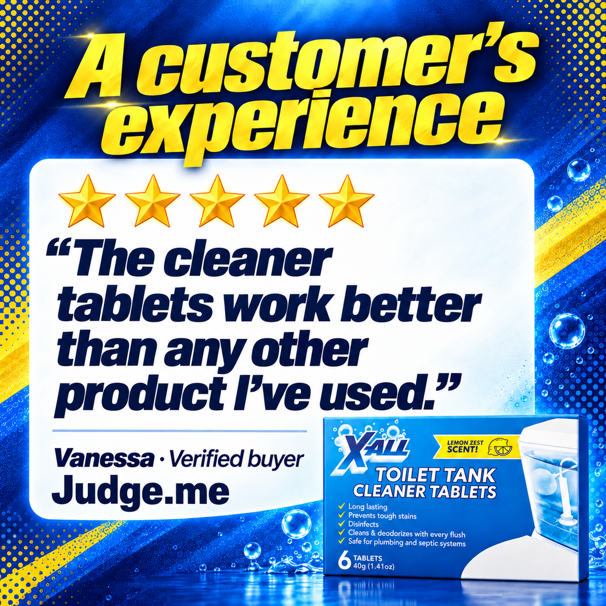 Toilet Tank Cleaner Tablets